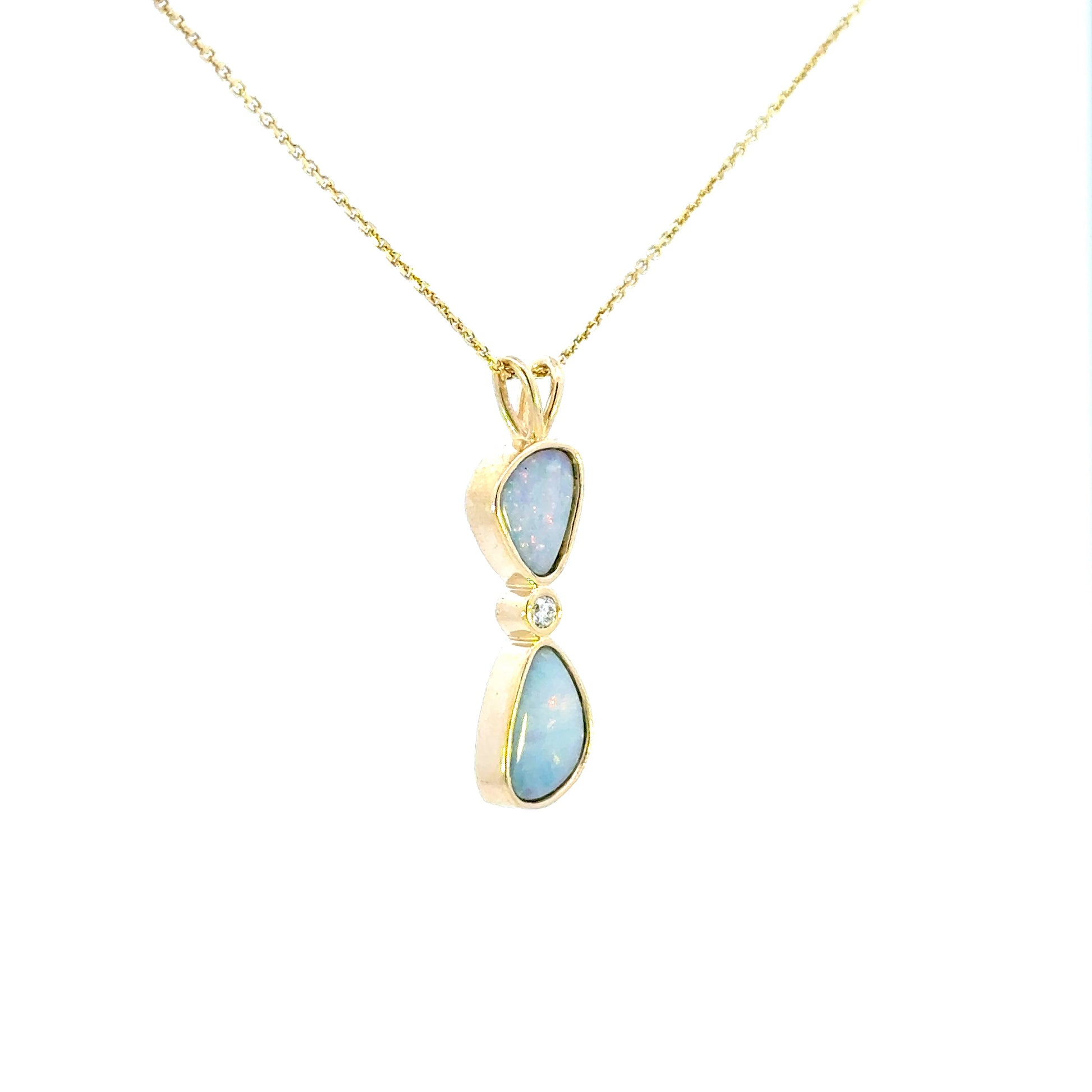 14k Australian Opal Pendant