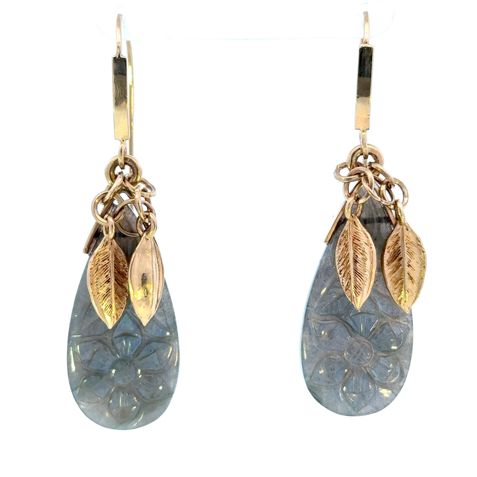 14k Labradorite Earrings