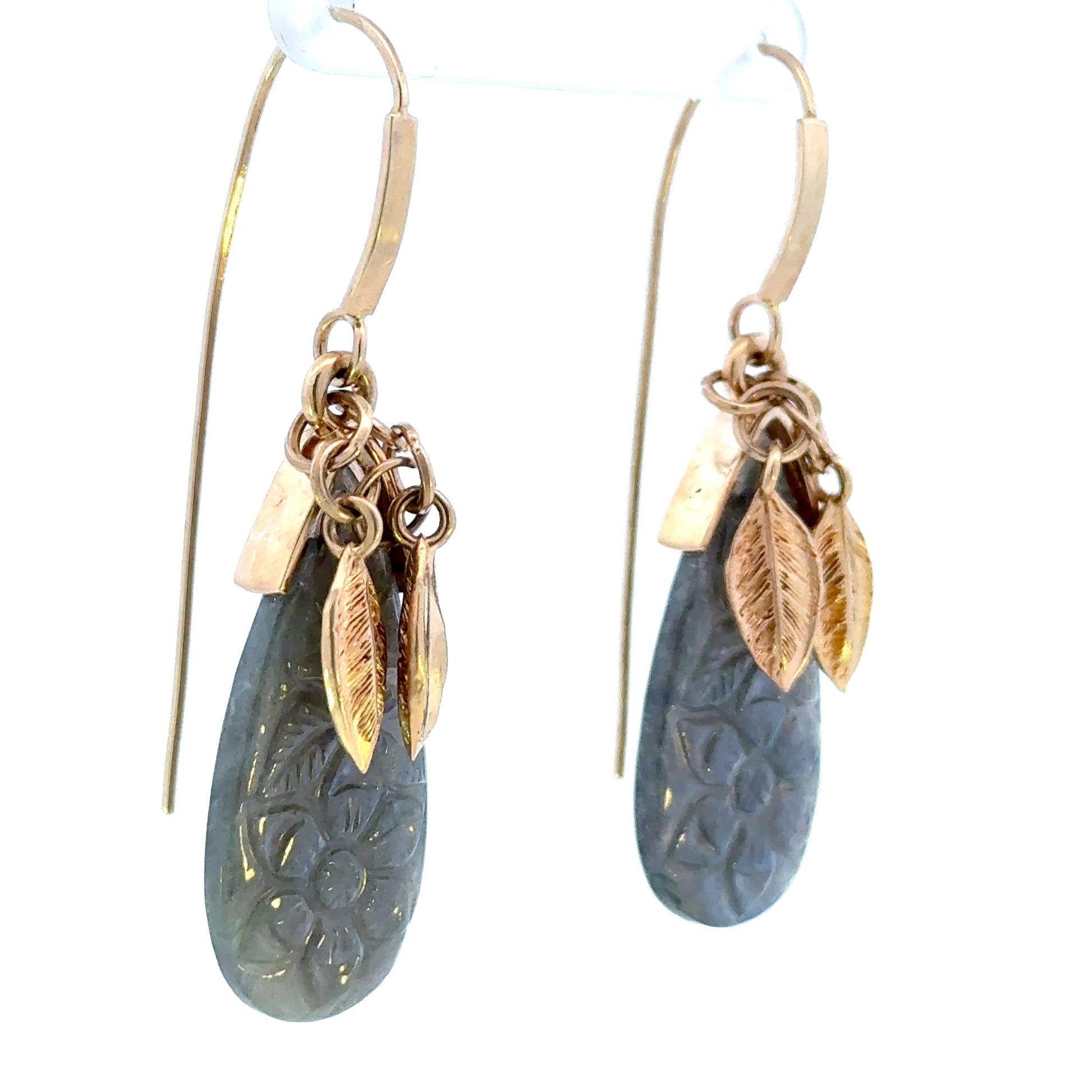 14k Labradorite Earrings